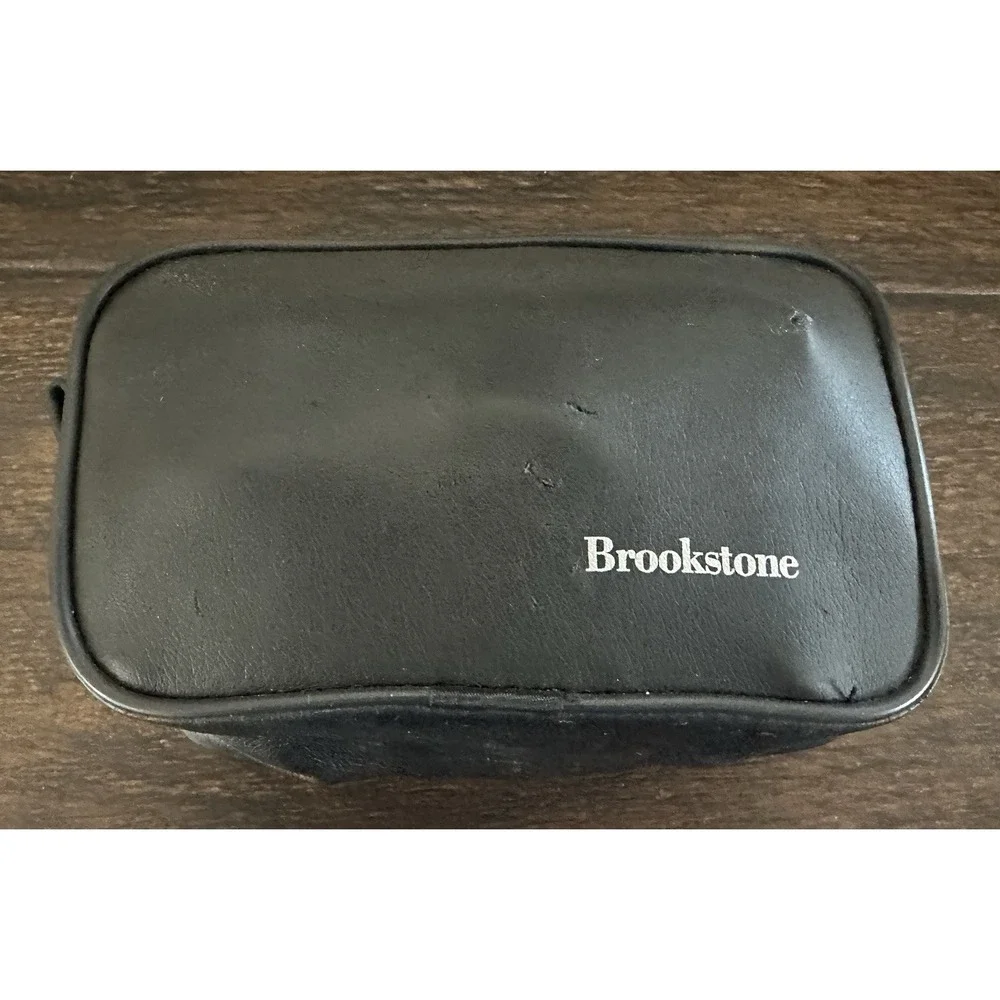 Vintage Brookstone LS-903 Folding  Travel Hair Dryer Dual Voltage 120V/240V Case